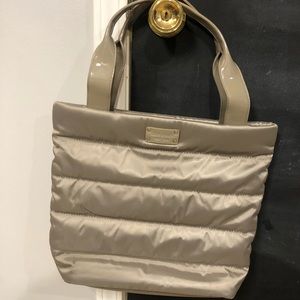 Kate Spade Grey Puffer Bag